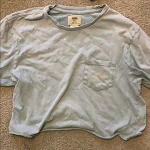 vans cropped tee